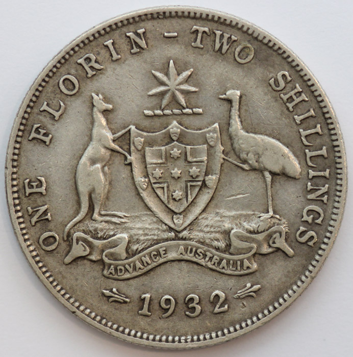 Australia 1932 Florin, abou... image