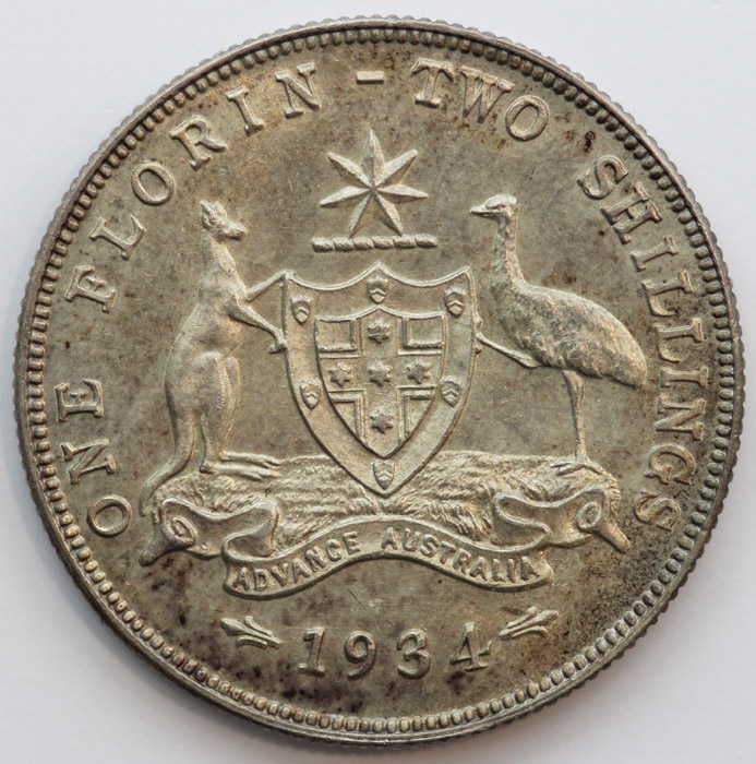 Australia 1934 Florin, Choi... image