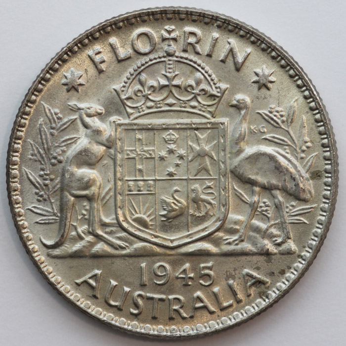 Australia 1945 Florin, Choi... image