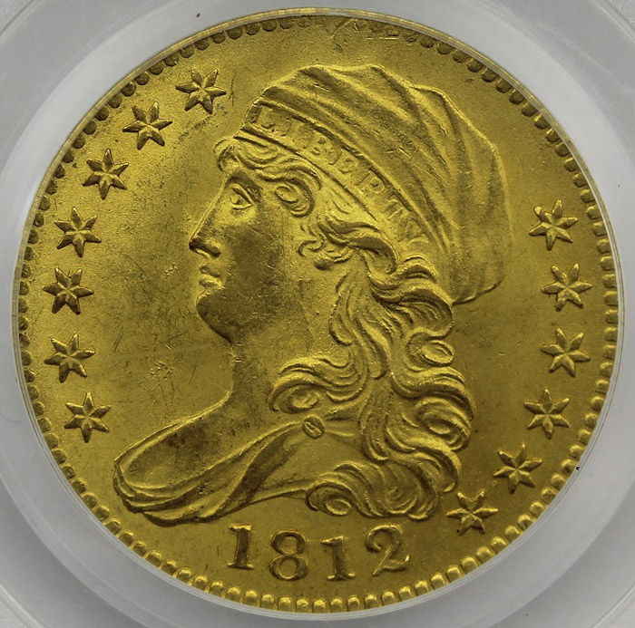 USA 1812 'Capped Bust' Gold... image