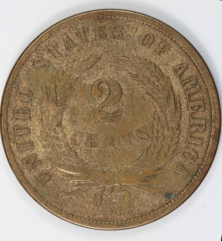 USA 1867 Two Cent, about Ve... image