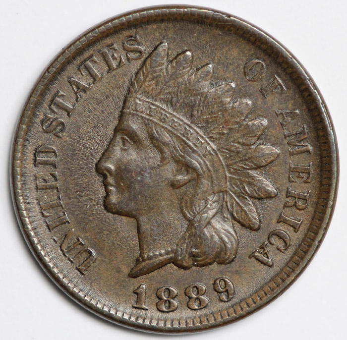 USA 1889 Cent, Brown Uncirc... image