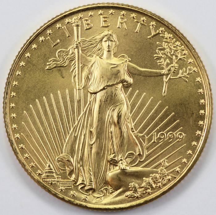 USA 1999 Gold (0.916) $25, ... image