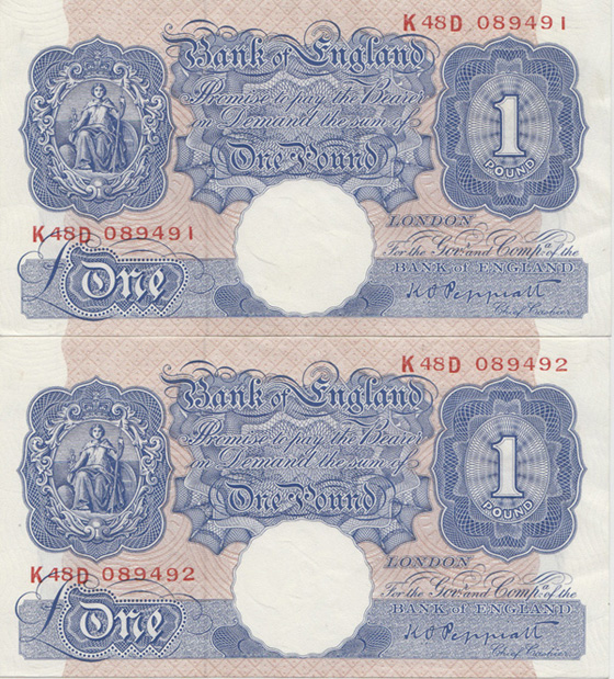 Great Britain 'Peppiat' £1 ... image