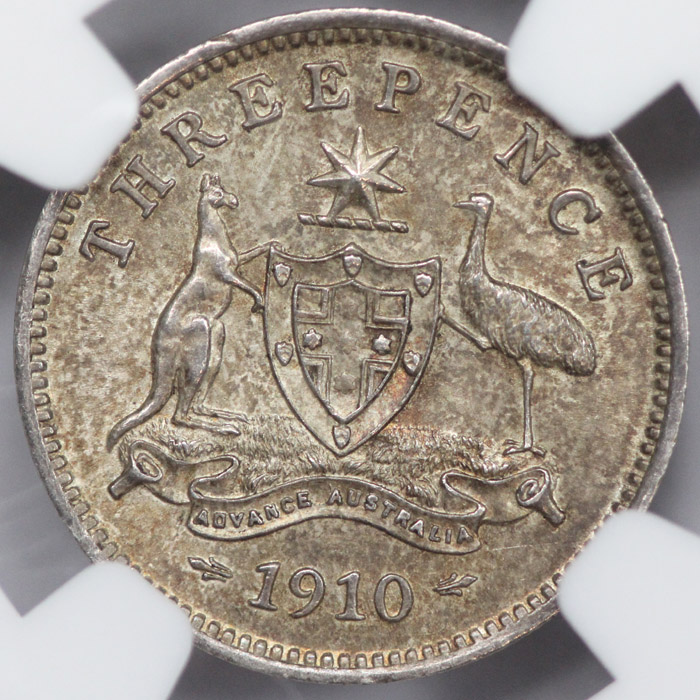 Australia 1910 Threepence, ... image