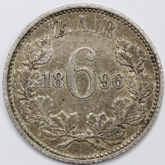 South Africa (ZAR) 1896 Six... image