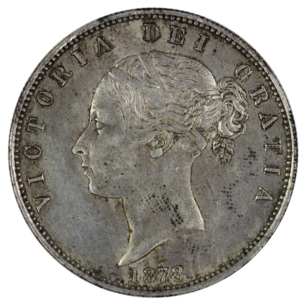 Great Britain 1878 Half Cro... image