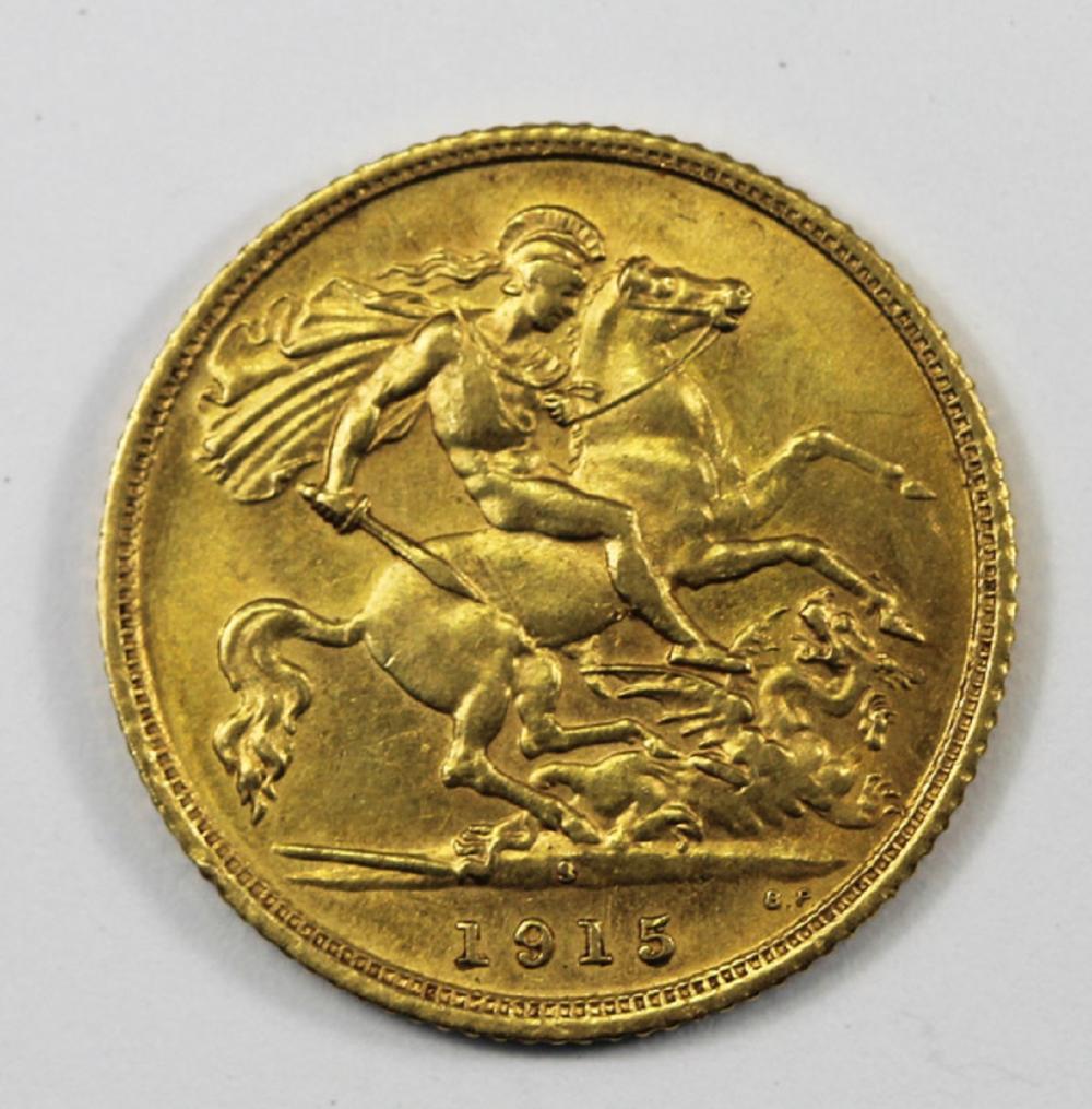 Australia. 1915 S Gold (0.9... image