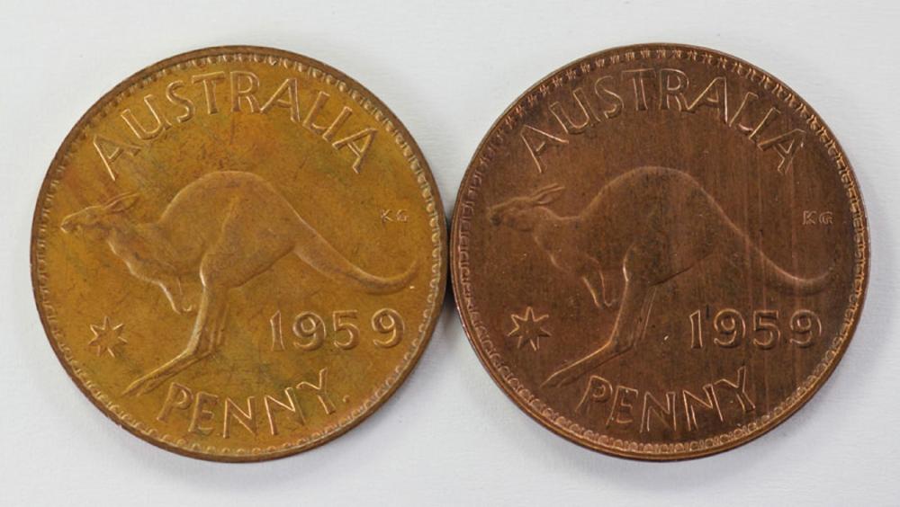 Australia. 1959 (M) & 1959 ... image