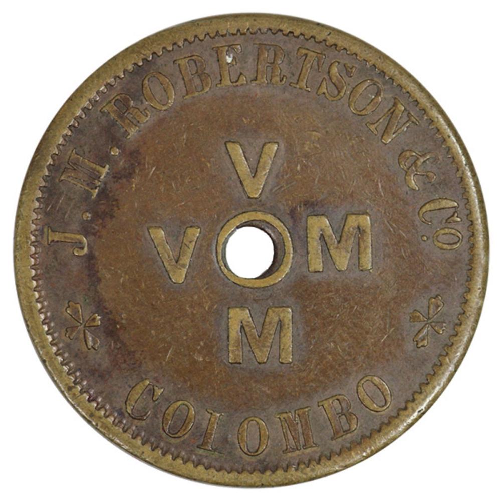 Ceylon. Colombo Mill Token ... image