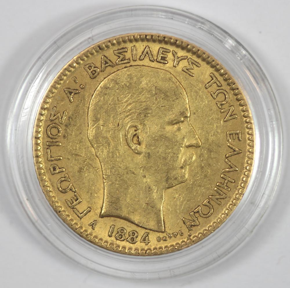 Greece. 1884A Gold (0.900) ... image