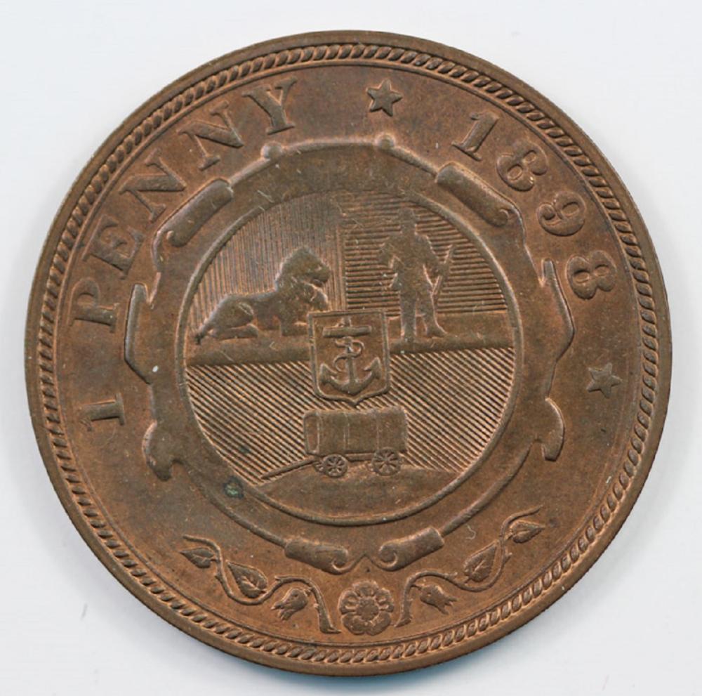 South Africa. 1898 Penny, C... image