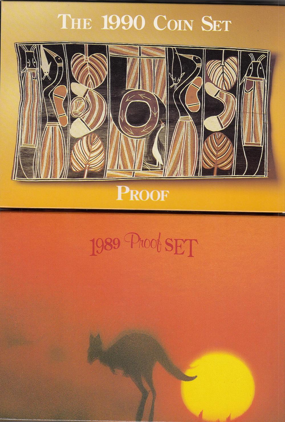 Australia. 1989 & 1990 Proo... image