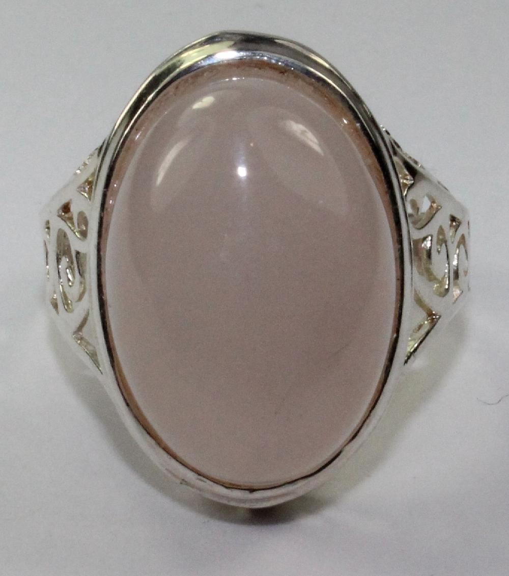 Rose Quartz & Sterling (0.9... image