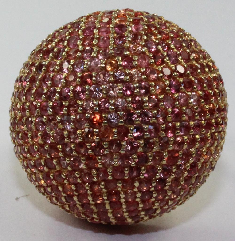 'Bombe' Ring in Gilt Sterli... image