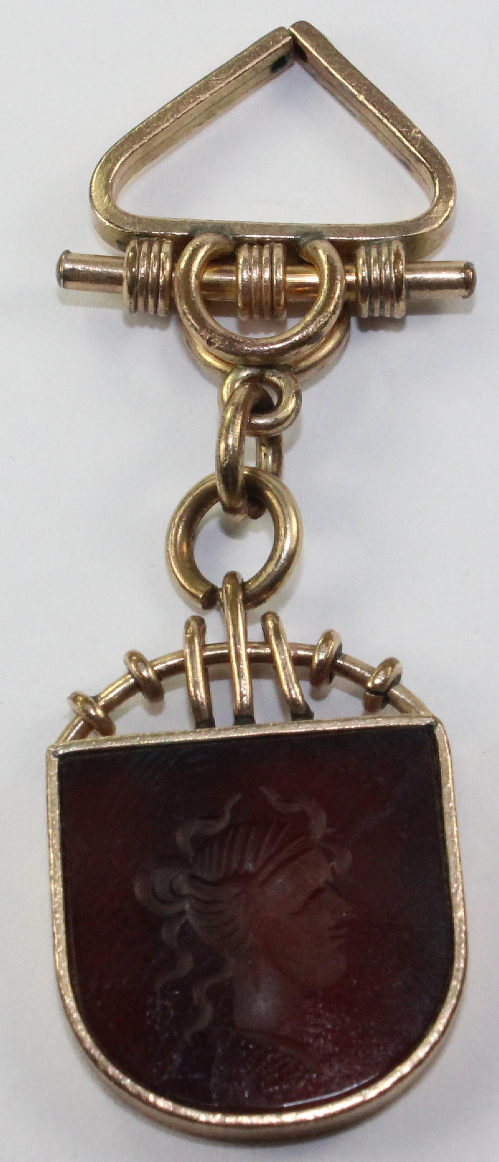 9ct Yellow Gold Fob with a ... image