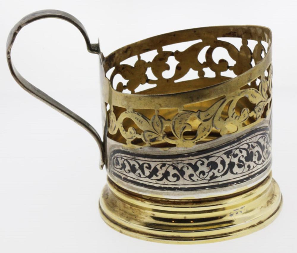 Ornate Russian Silver Cup H... image