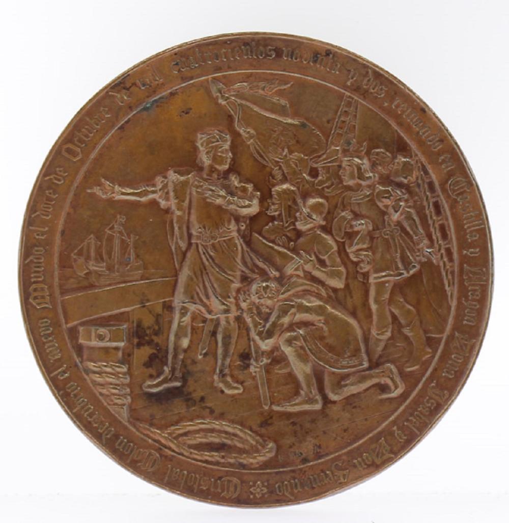 Spain. 1892 Bronze Medal fo... image