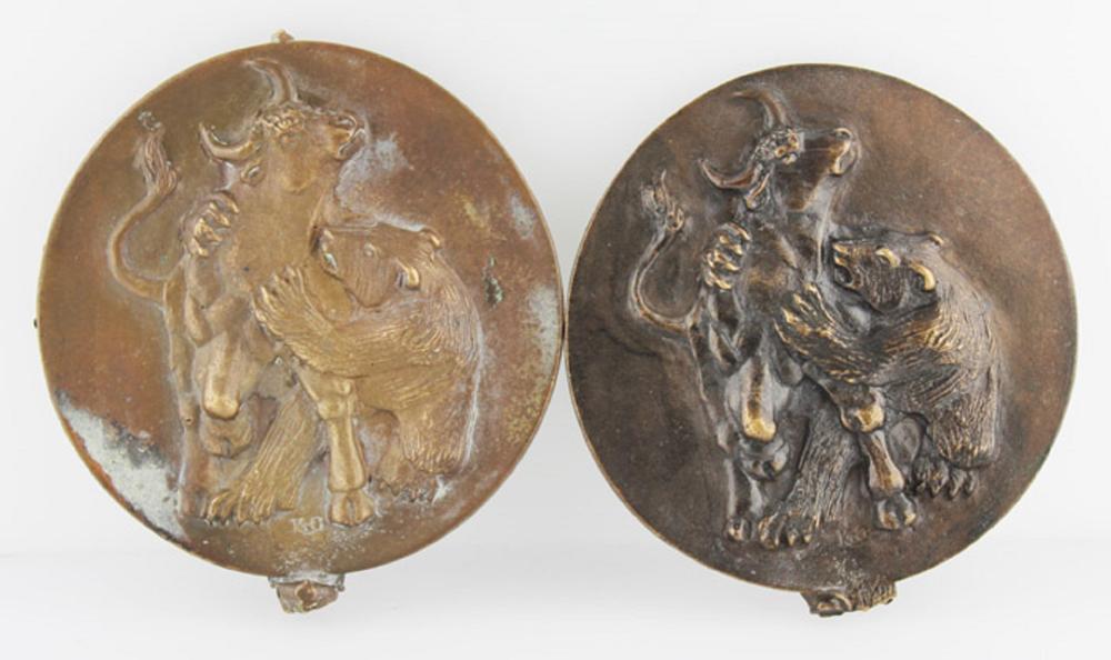 Australia. Pair of Bronze M... image