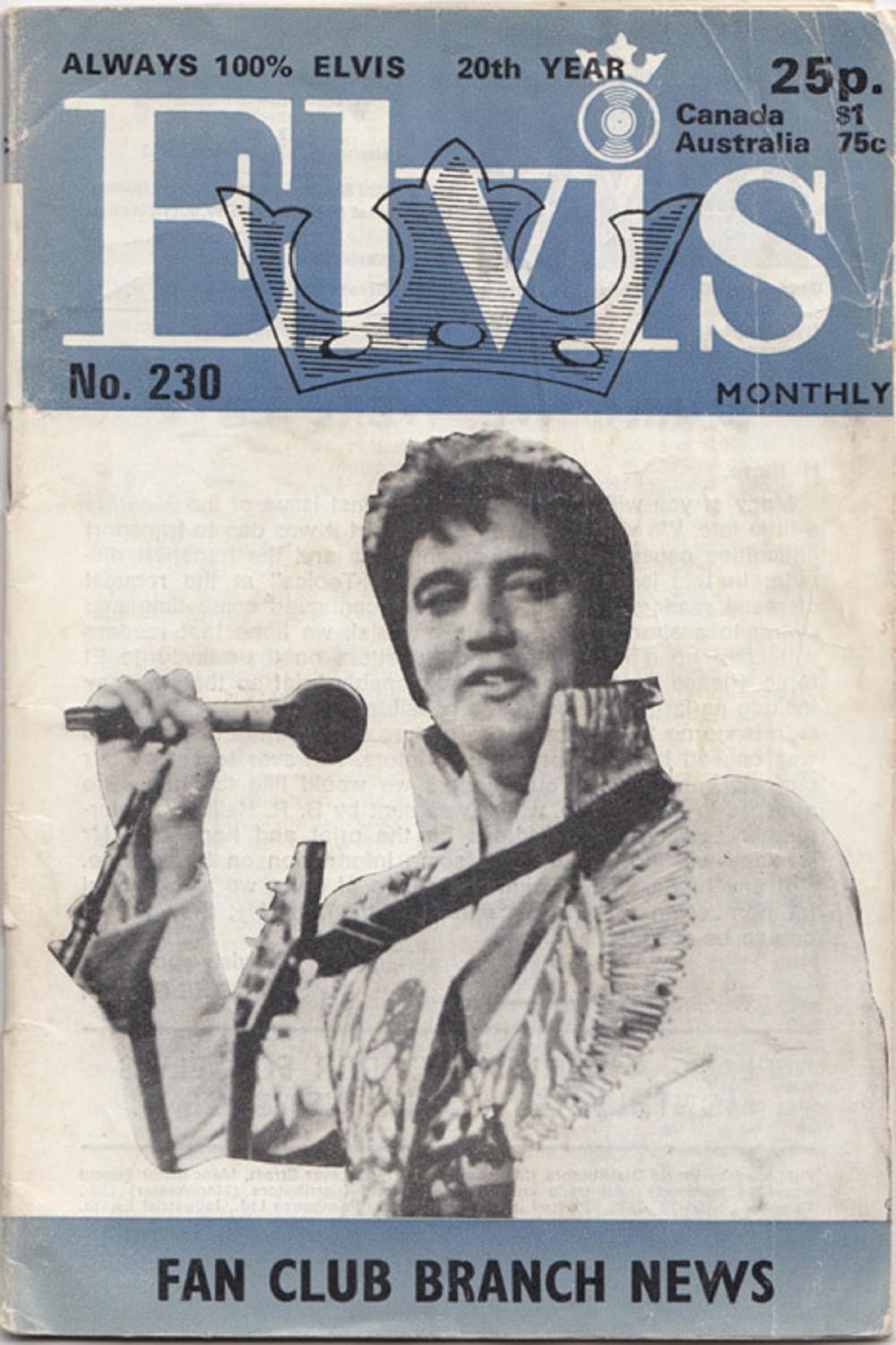 'Elvis' Monthly No. 230 (Ma... image