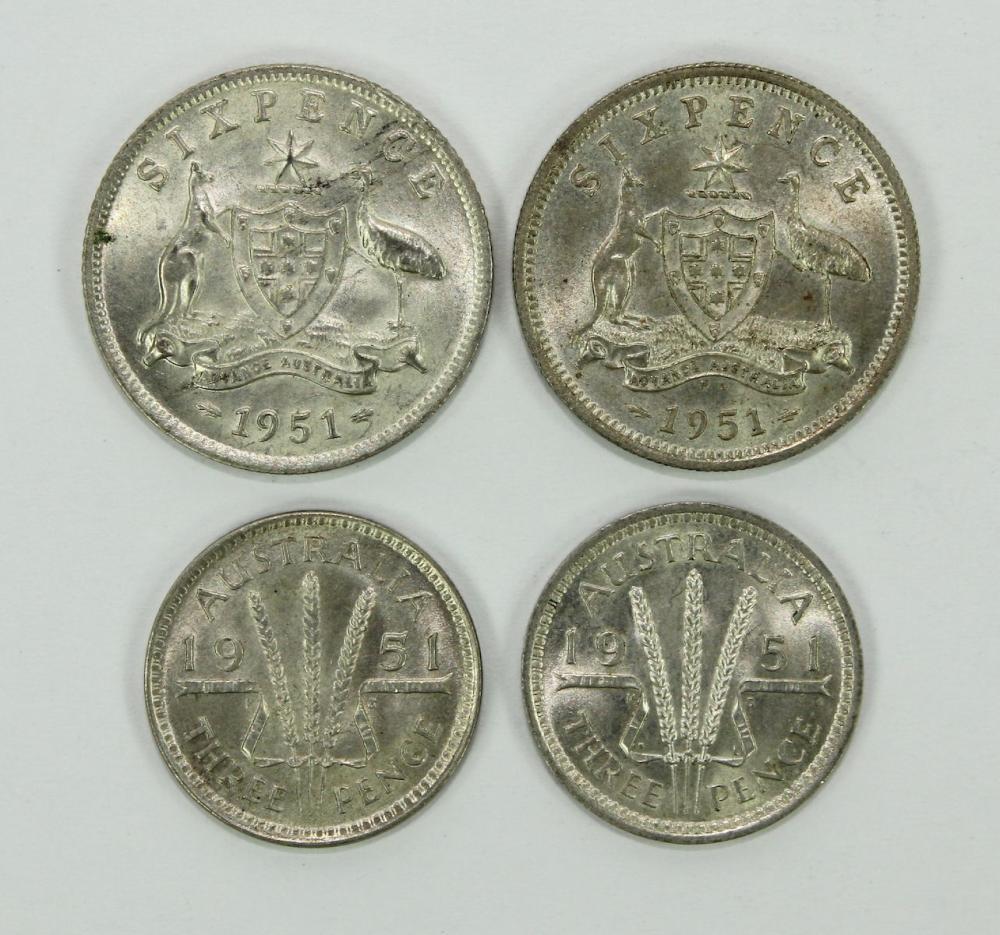 Australia 1951 & 1951 PL Th... image