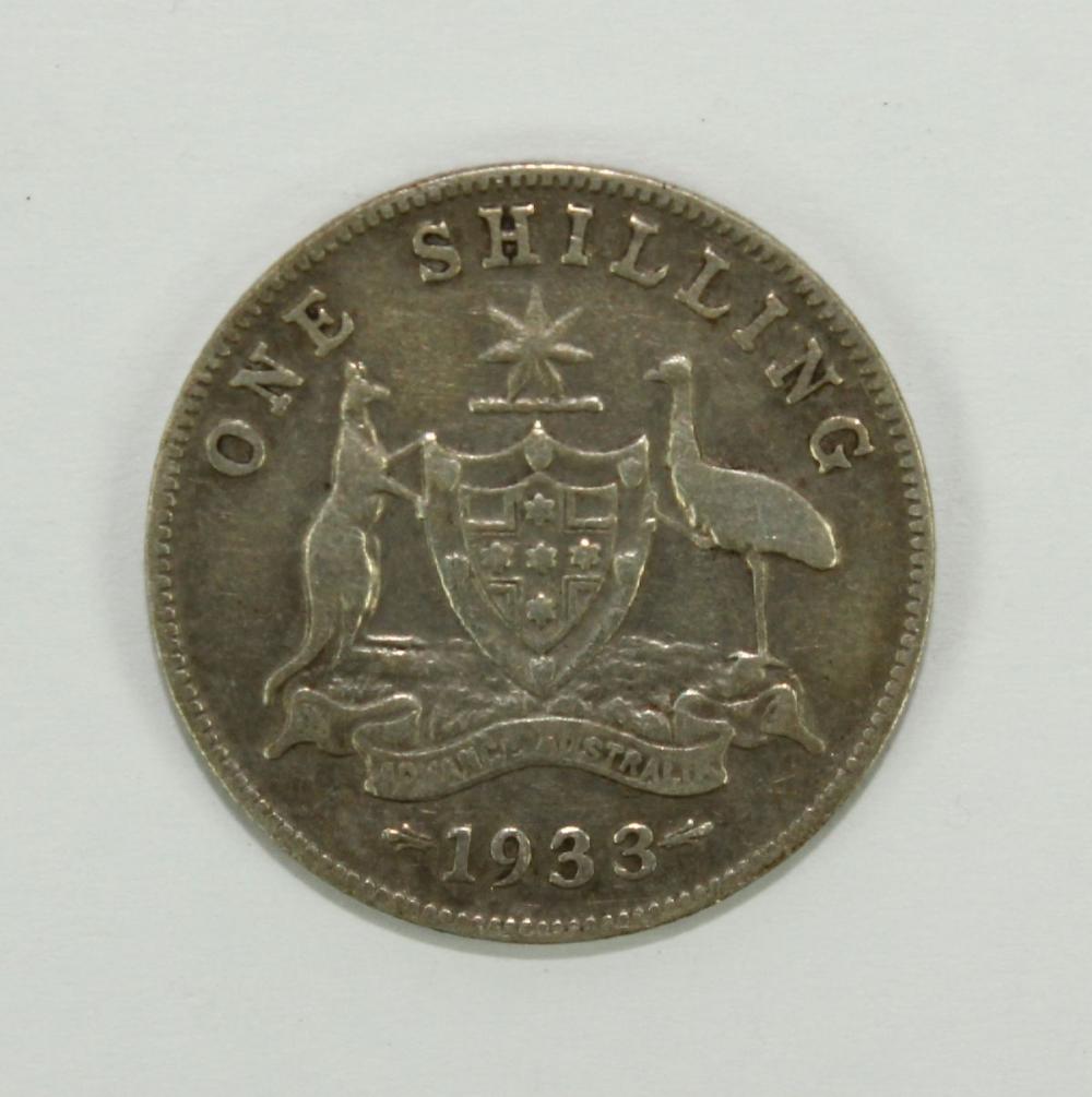 Australia 1933 Shilling, VG... image