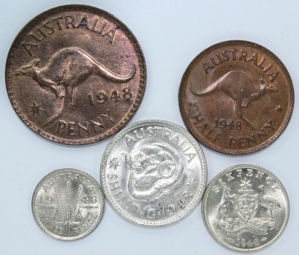 Australia 1948 Geo VI Year ... image