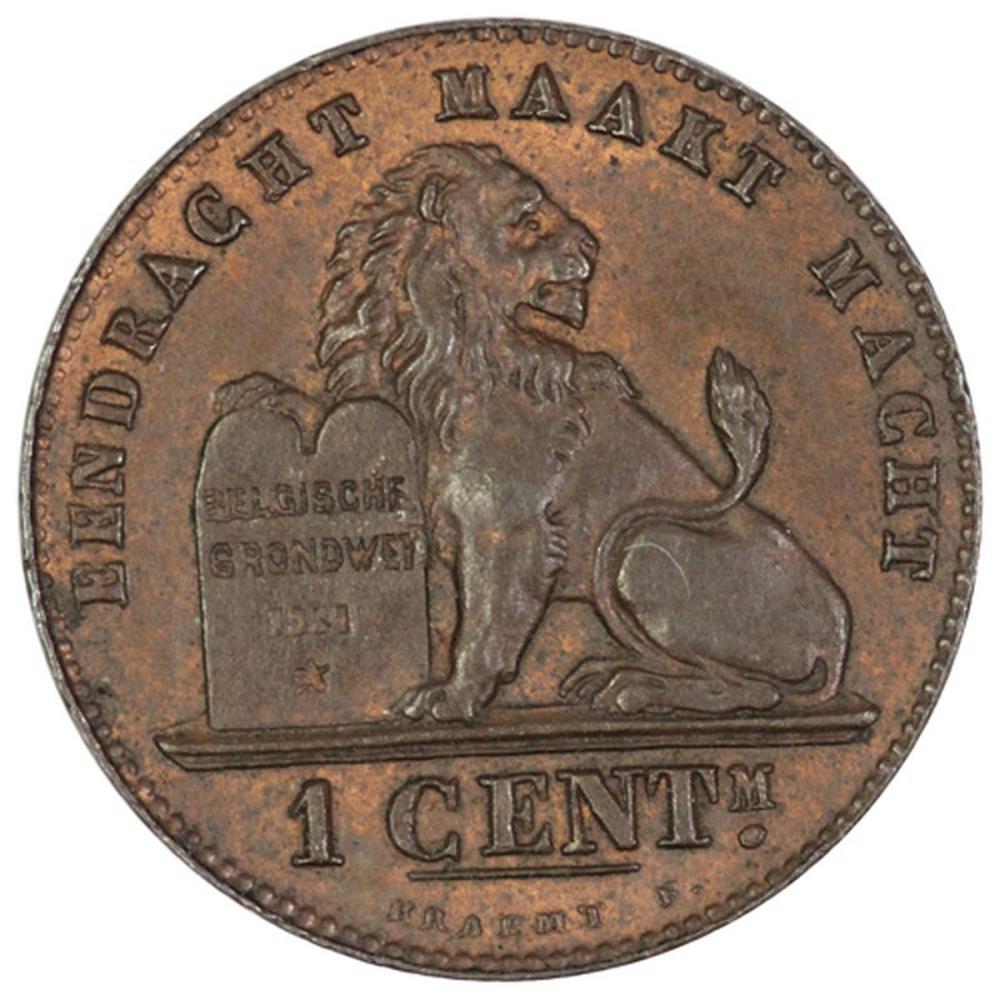 Belgium 1894 Cent, Choice U... image