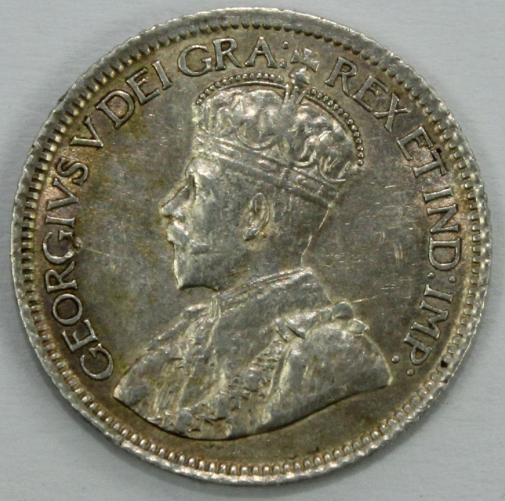 Canada 1921 10 Cents, Uncir... image