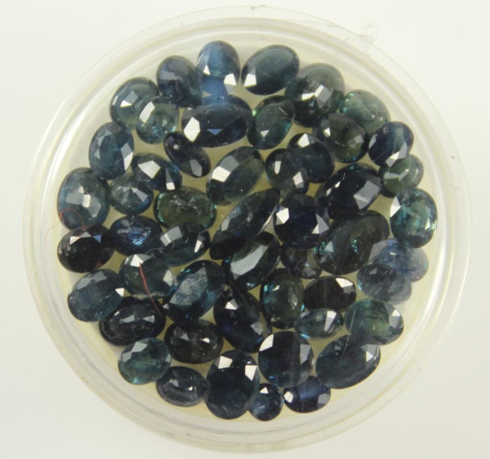 Faceted Blue Sapphires (50 ... image