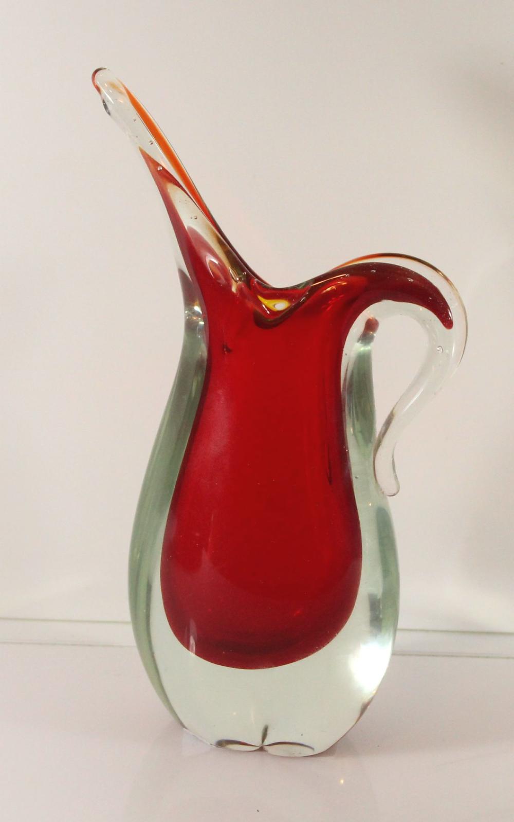 Murano Glass Red Beaker image