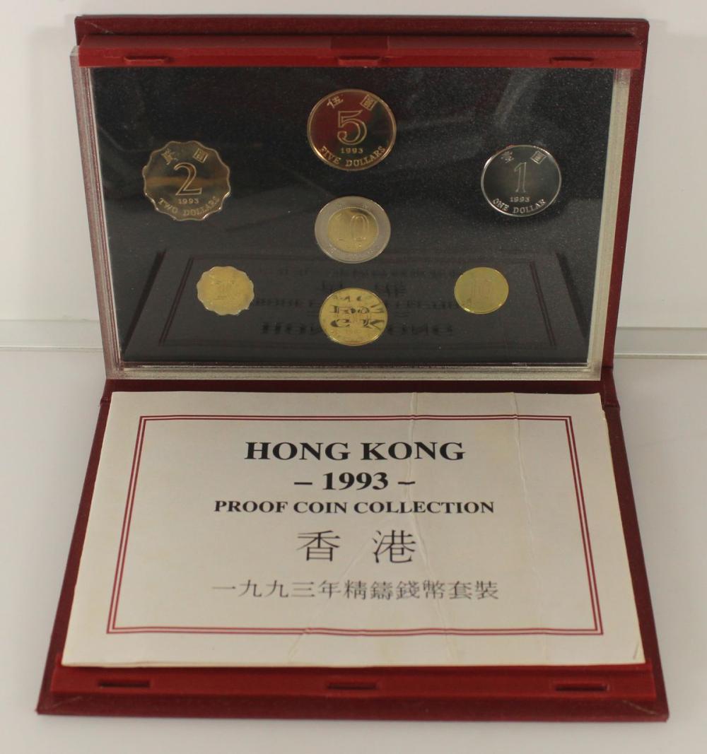 Hong Kong 1993 Proof Set, F... image