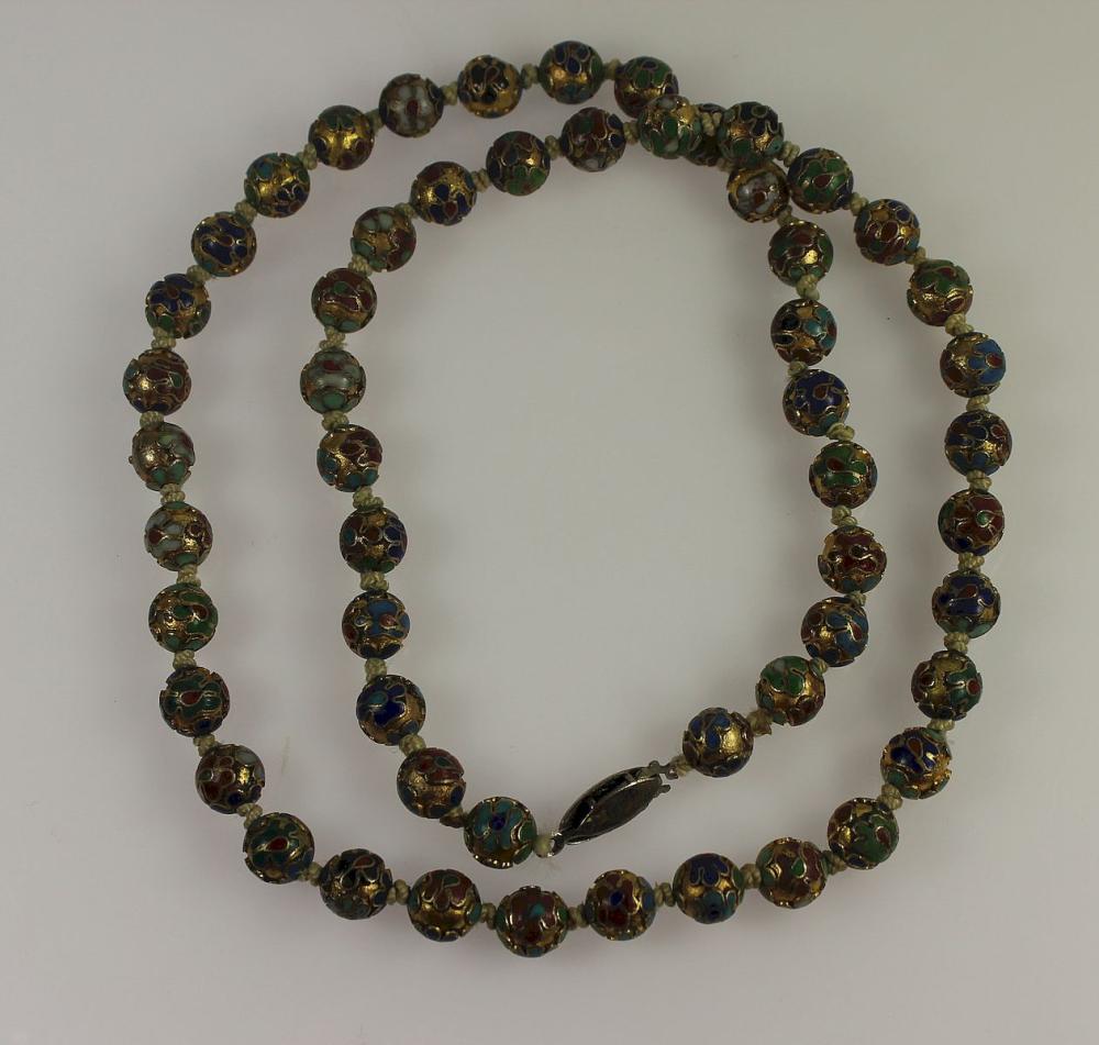 Venetian Glass Bead Necklace image