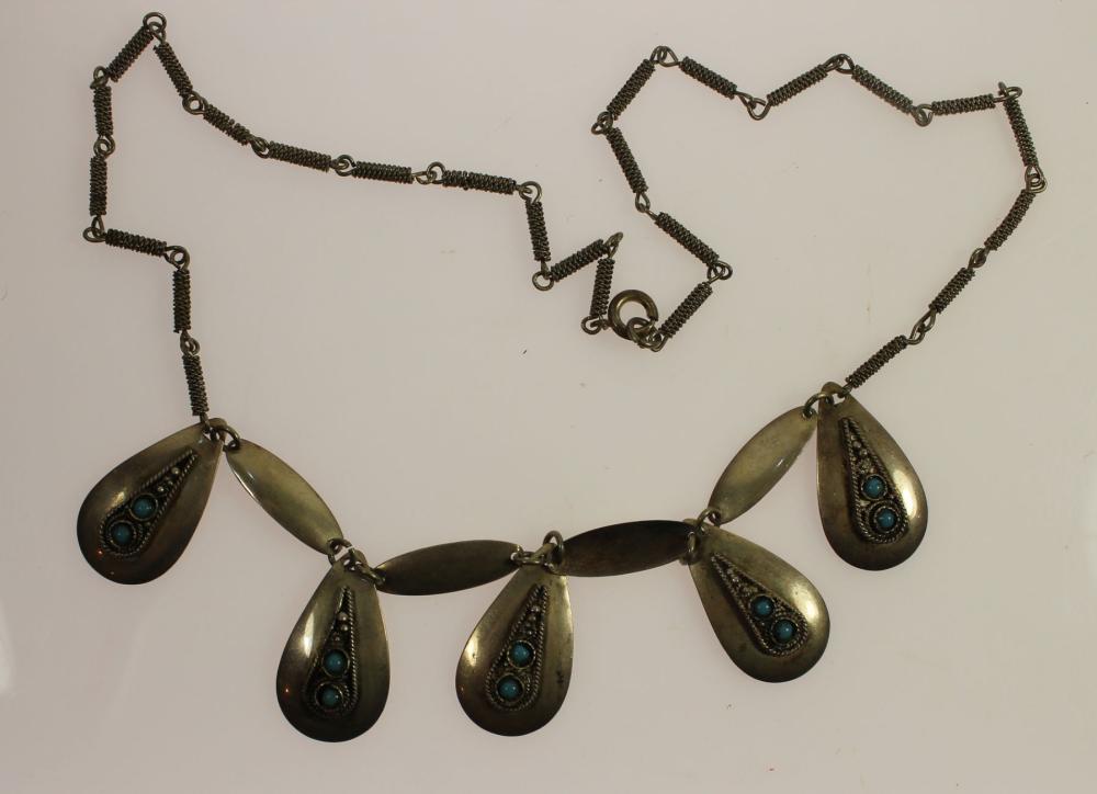 Vintage Teardrop Necklace w... image