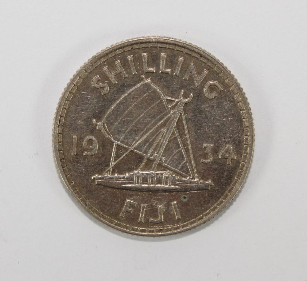 Fiji 1934 Silver (500) Shil... image