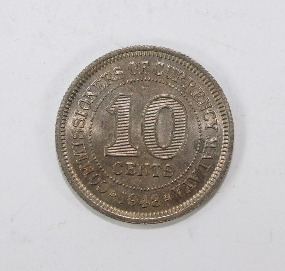 Malaya 1948 Cu-ni 10 Cents,... image