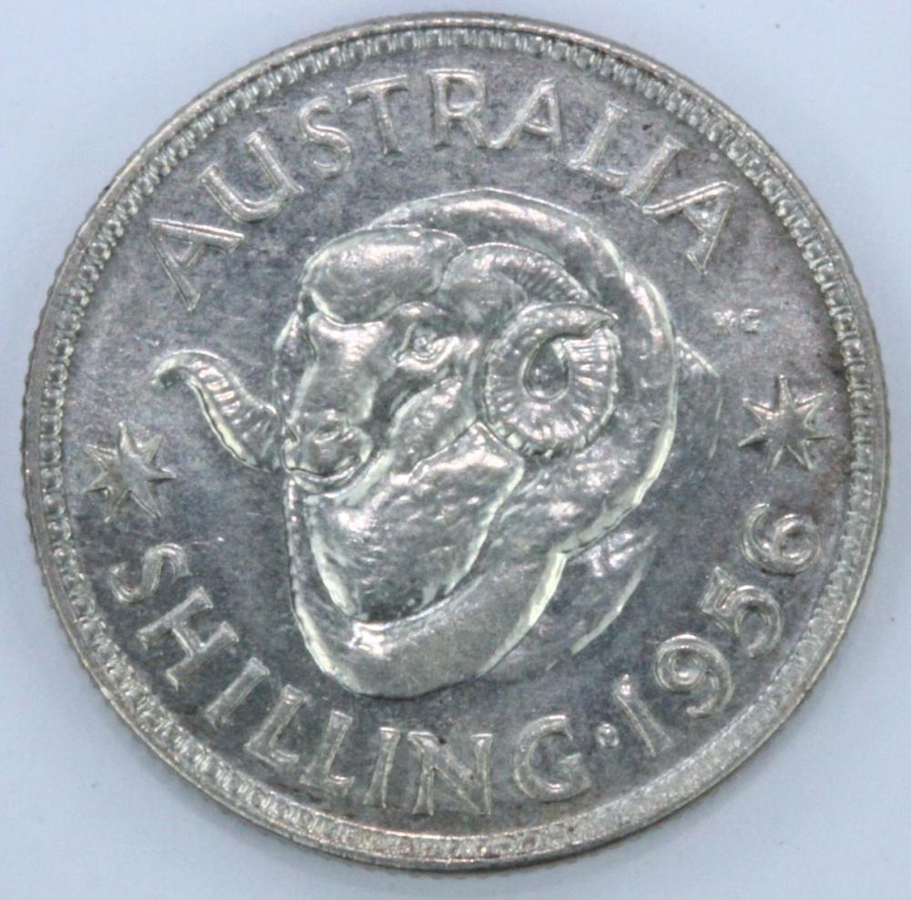 Australia 1956 Shilling Coi... image