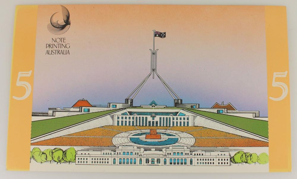 Australia 1992 $5 'Last Pap... image