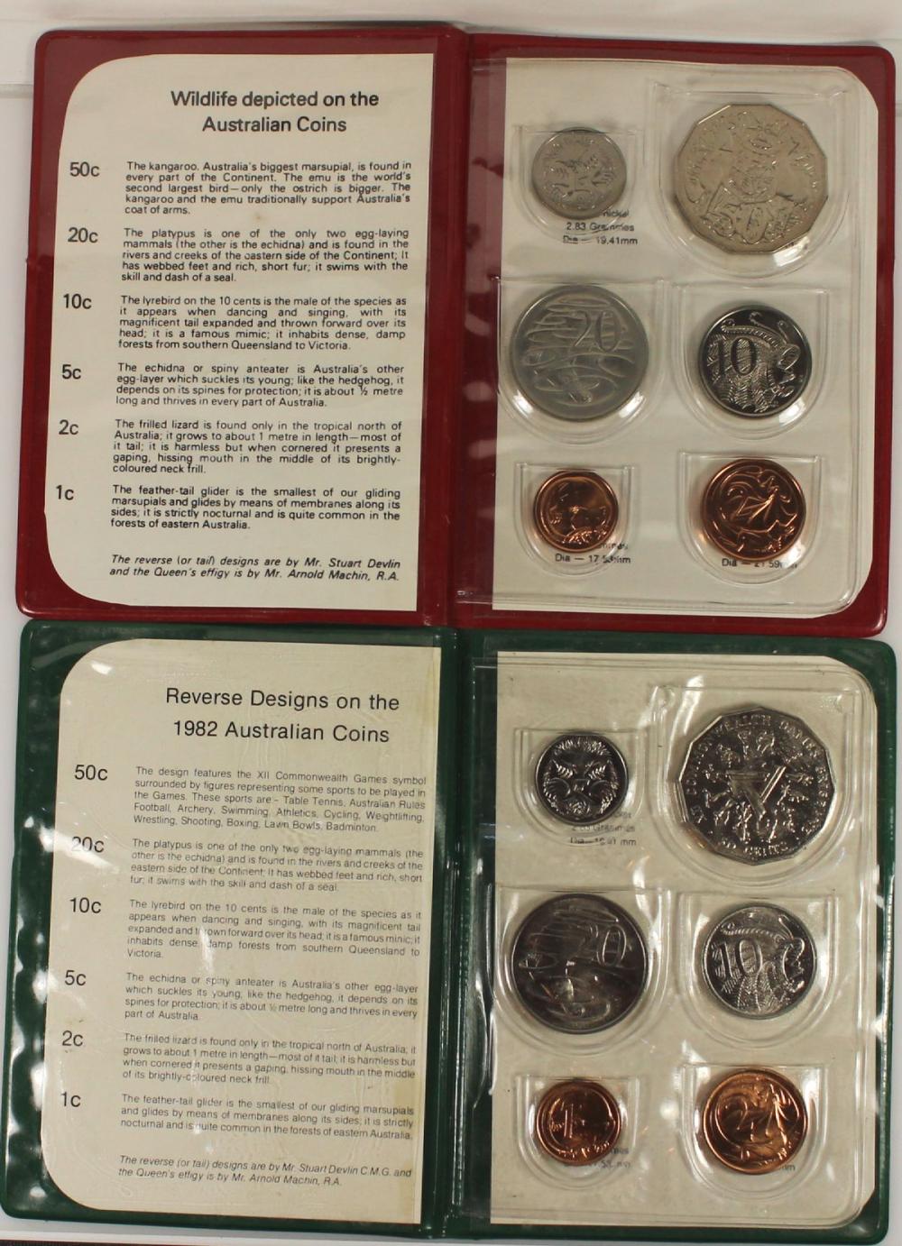 Australia 1981 & 1982 Mint ... image