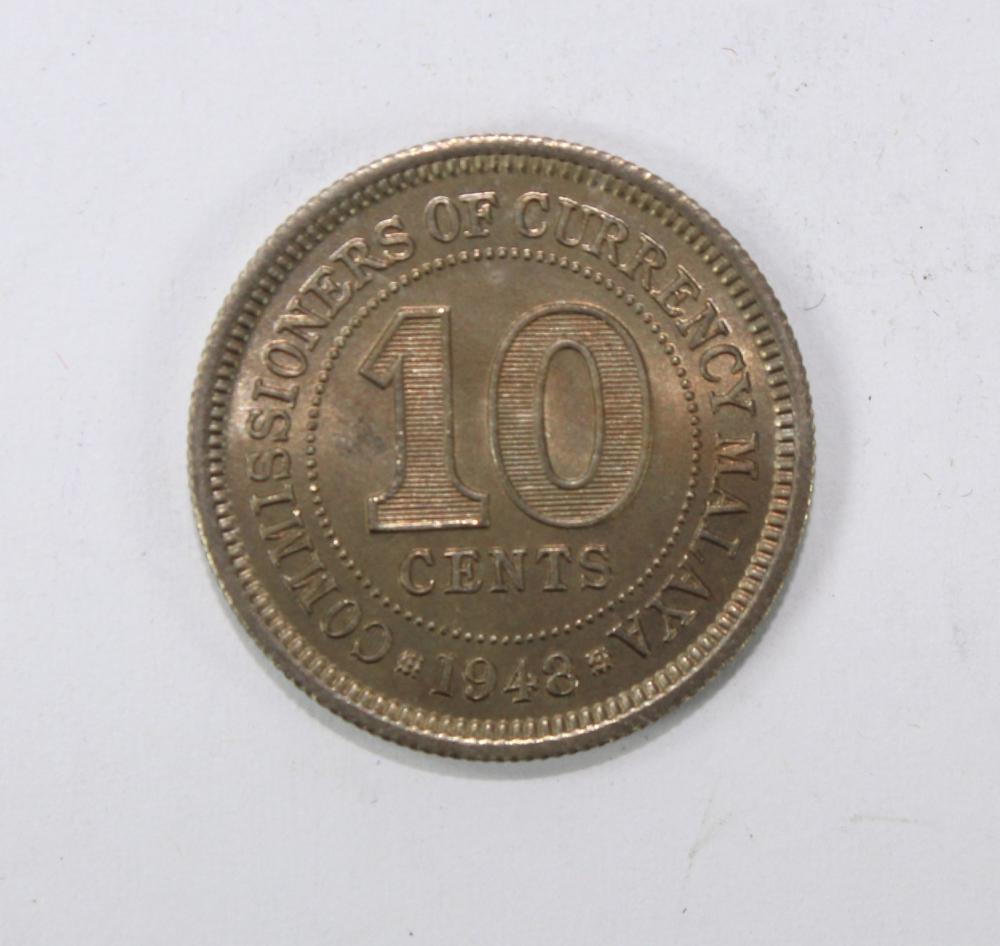 Malaya 1948 Cu-Ni 10 Cents,... image