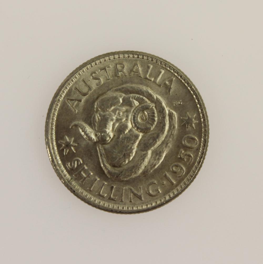 Australia 1950 Shilling, Ch... image