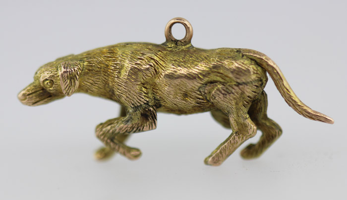 'Dog' Charm in 10ct Gold image