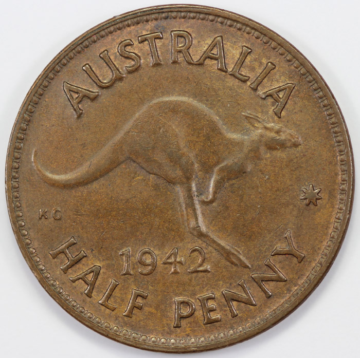 Australia 1942 (M) Halfpenn... image