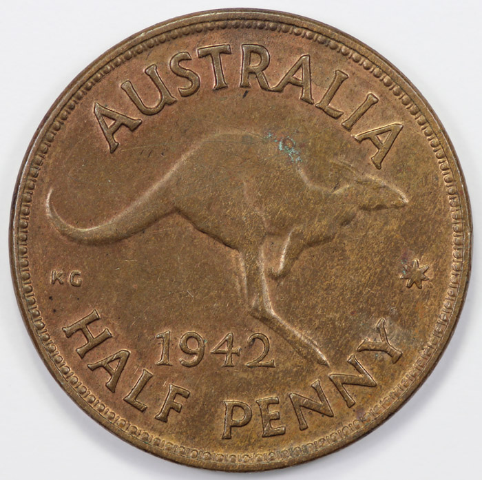 Australia 1942 (M) Halfpenn... image