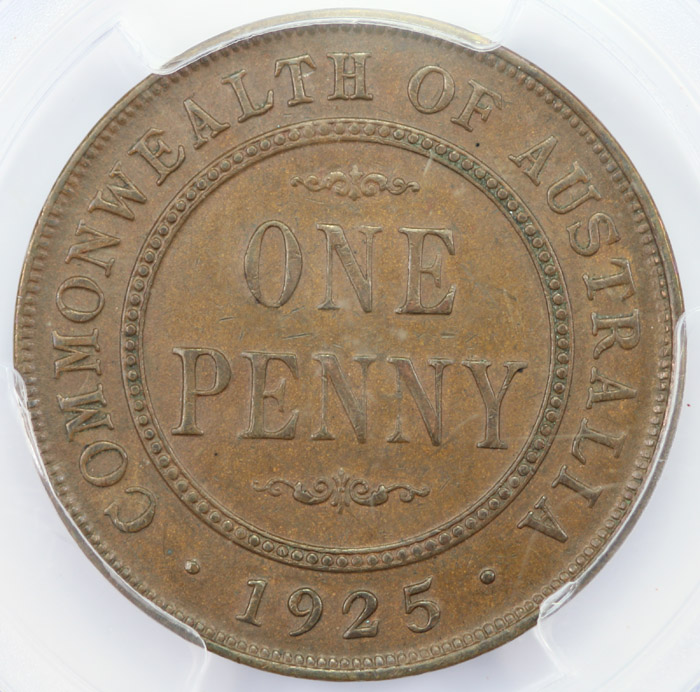 Australia 1925 Penny, PCGS ... image