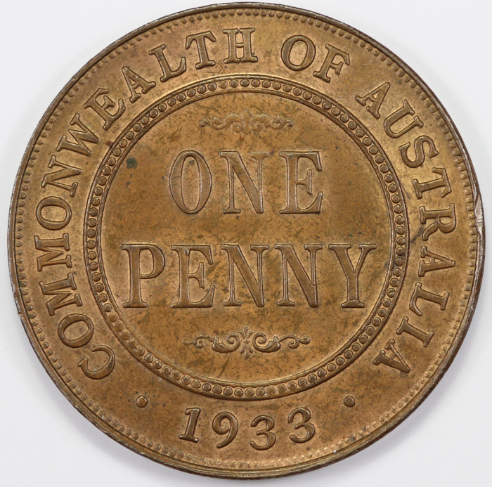 Australia 1933 Penny, Choic... image