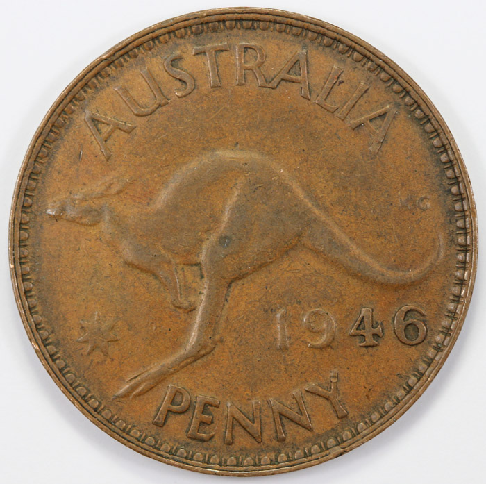 Australia 1946 Penny, good ... image