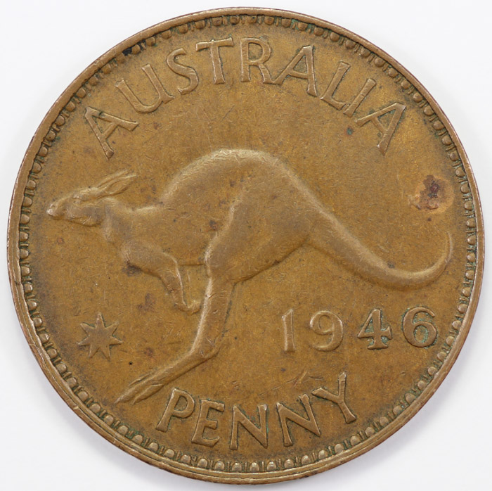 Australia 1946 Penny, good ... image