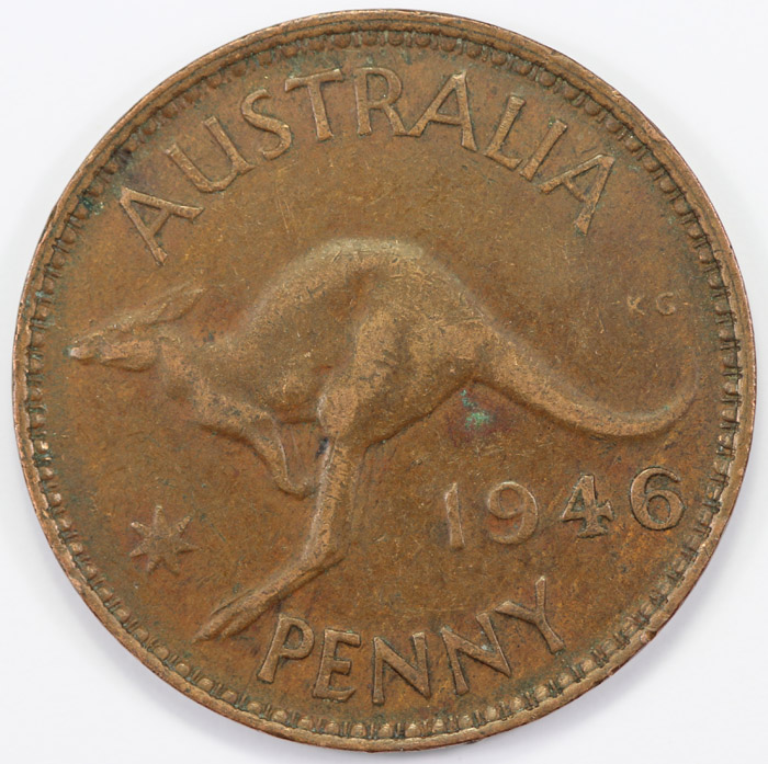 Australia 1946 Penny, good ... image