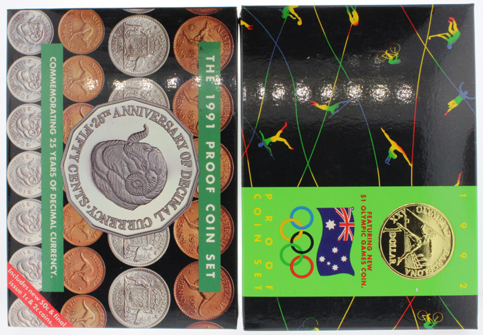 Australia 1991 & 1992 Proof... image